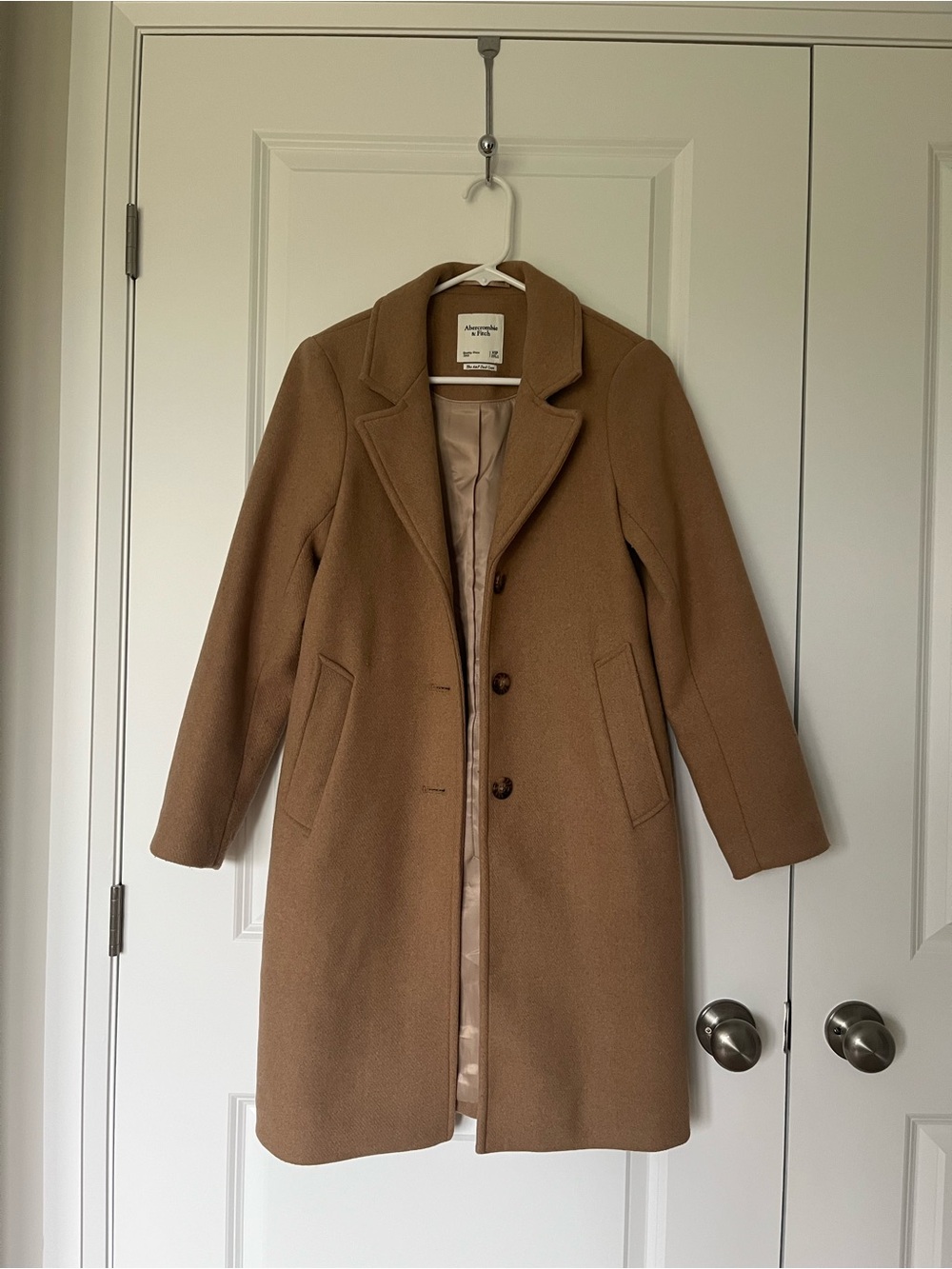 Abercrombie & Fitch Camel Trench Coat